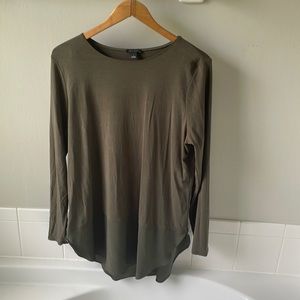 Ann Taylor Tunic Length Top Sz L